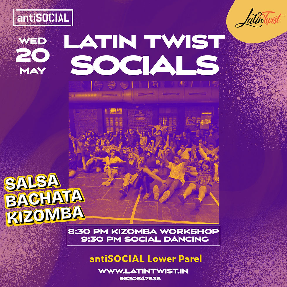 Wednesday, 20 May 2026 | Latin Twist Social @ antiSOCIAL Lower Parel