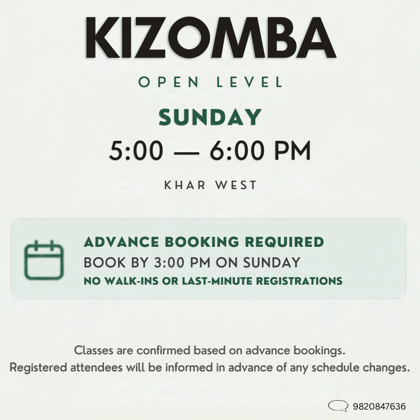 Kizomba Open Level Class | Khar West