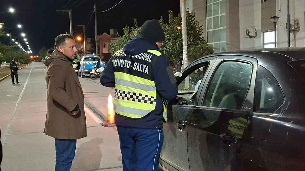 Continúan los controles de tránsito para garantizar orden y seguridad en la ciudad