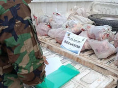 Se secuestró más de 90 kilos de carne no apta para el consumo