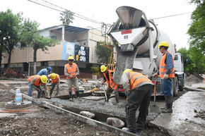 Mejoras Viales: la esquina de Tucumán y Bs As tiene nueva calzada