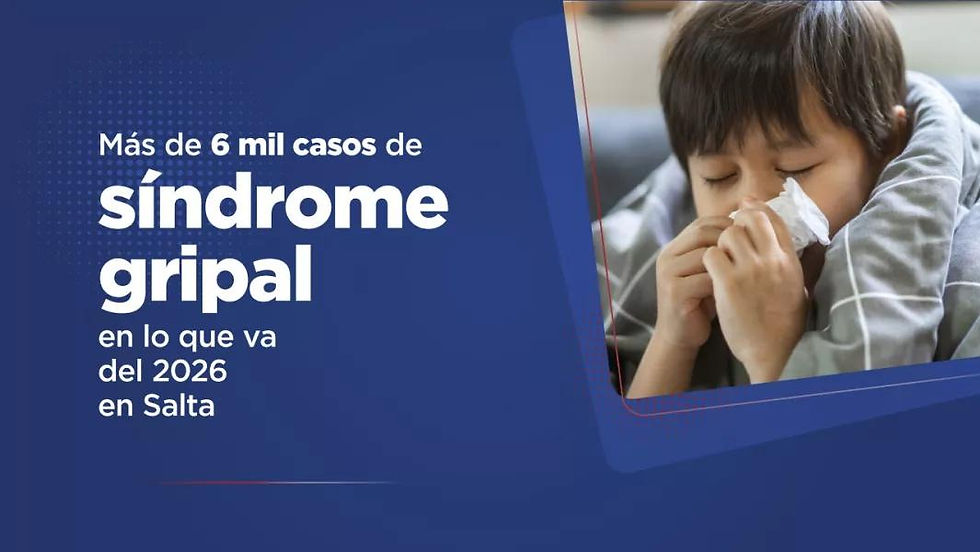 Se notificaron más de 6 mil casos de síndrome gripal en Salta