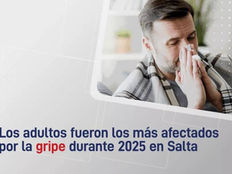 Los adultos fueron los más afectados por la gripe durante 2025