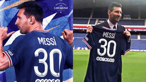 PSG hace oficial que Messi llevará el dorsal 30 en su camiseta