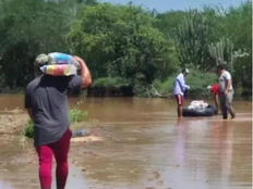 Desarrollo Social coordina la asistencia aérea, terrestre y fluvial en Rivadavia Banda Norte (Morillo)
