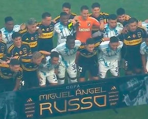 El emotivo homenaje a Miguel Ángel Russo en Boca vs. Millonarios