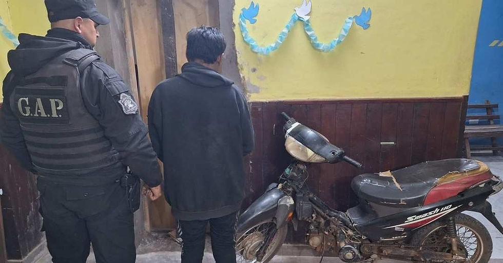 Policía recupera motocicleta con pedido de secuestro