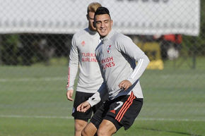 Suárez fue convocado por Gallardo para el partido con Atlético Mineiro