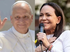 El papa León XIV recibió a María Corina Machado en el Vaticano