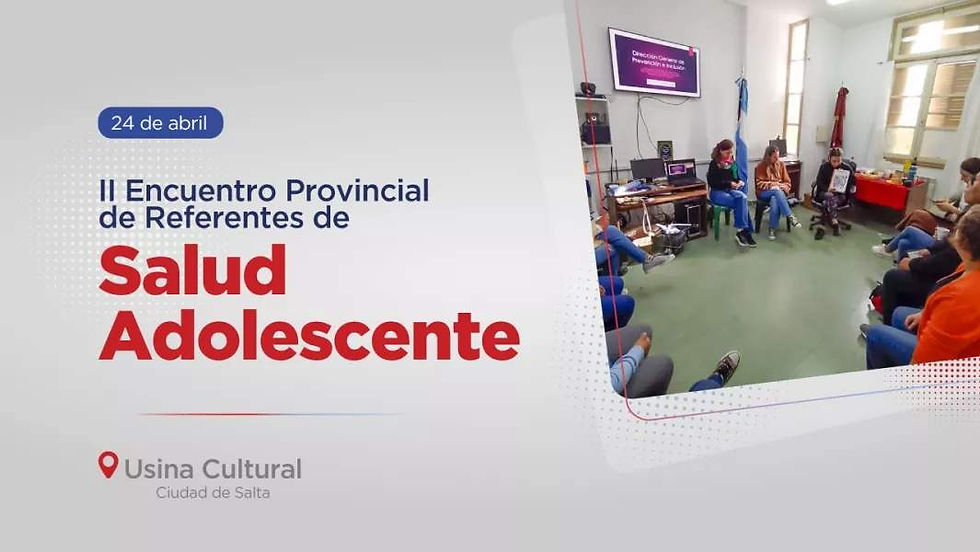 Mañana se realizará el encuentro anual de referentes de Salud Adolescente