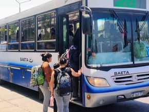 Servicio de colectivos para Año nuevo
