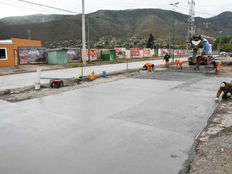 Continúan las obras de mejora vial en la avenida Las Américas de Villa Mitre