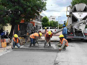 Renovaron la calzada en la calle Corrientes al 300