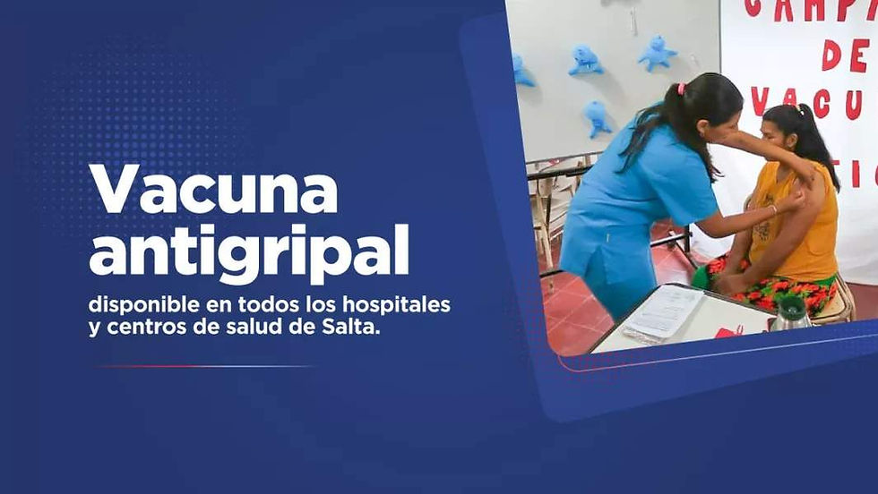 La vacuna antigripal está disponible en todos los hospitales y centros de salud de la provincia