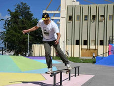 El Skate Park del Delmi renace con arte y deporte