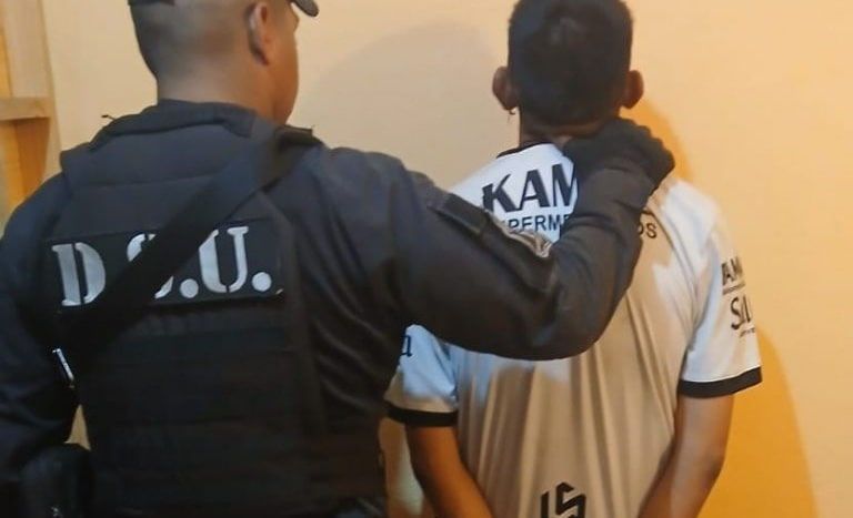 #Capital Detenido con código rojo en barrio Norte Grande