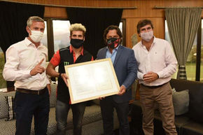 El Gobierno nombró a Kevin Benavides, embajador internacional del deporte salteño