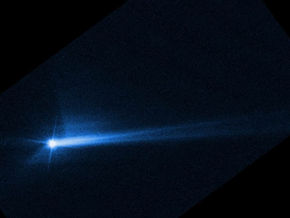El impacto de una sonda de la NASA contra un asteroide envió una "nube de rocas" al espacio