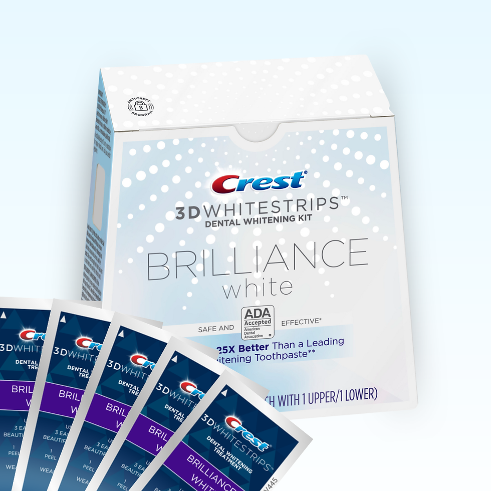 Crest 3D Whitestrips Brilliance White Whitening Strips