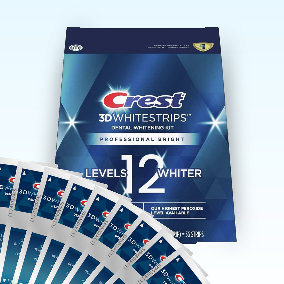 Trakice za izbjeljivanj Crest 3D Whitestrips Professional Bright 12 Levels