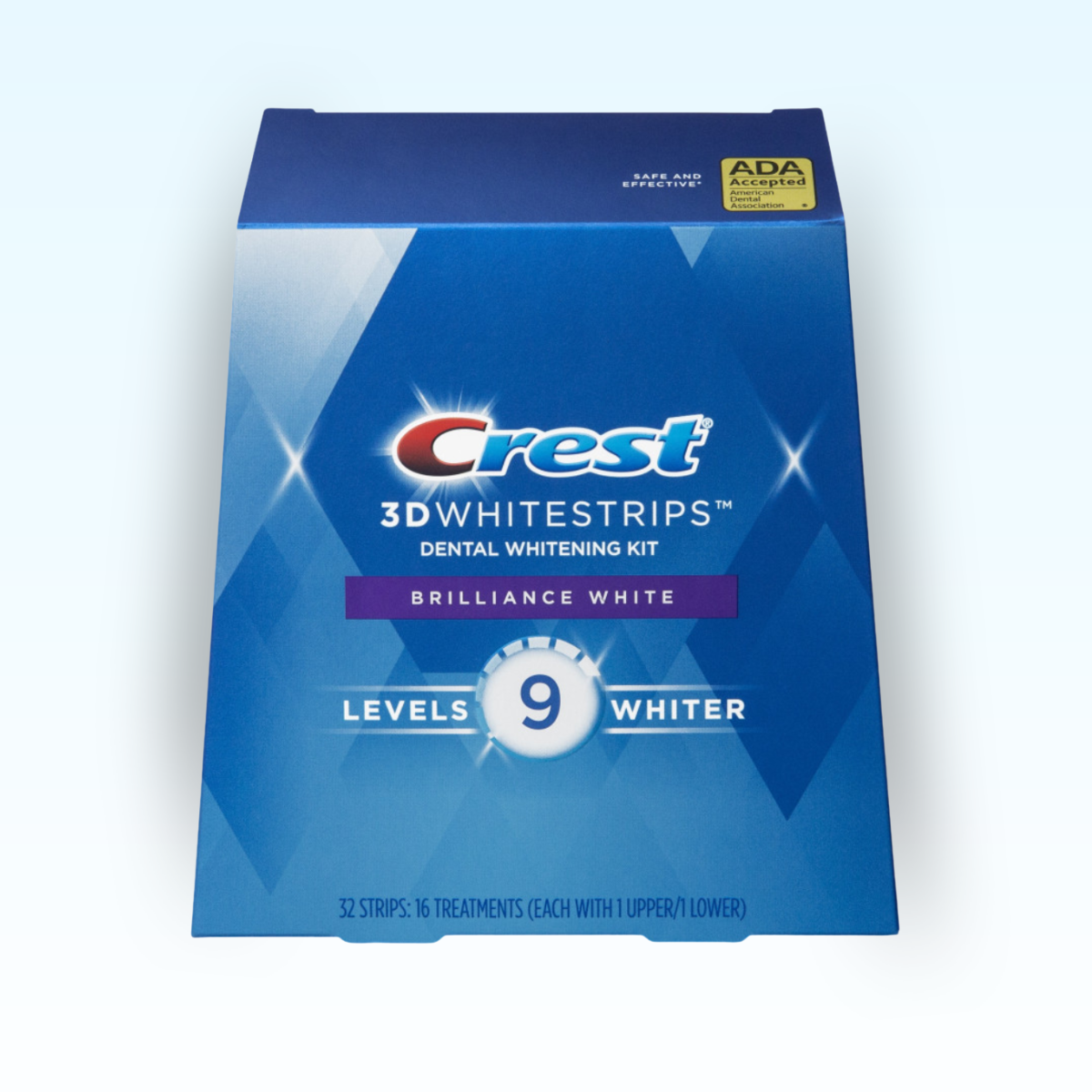 Trakice za izbjeljivanje Crest Brilliance White 9 Levels Whiter Whitestrips