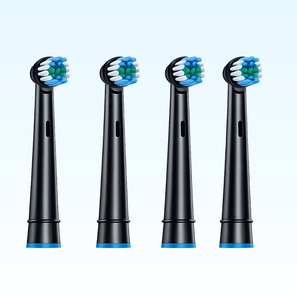 Миниатюра: Електрична зубна щітка Deep Clean чорна + 4 насадки