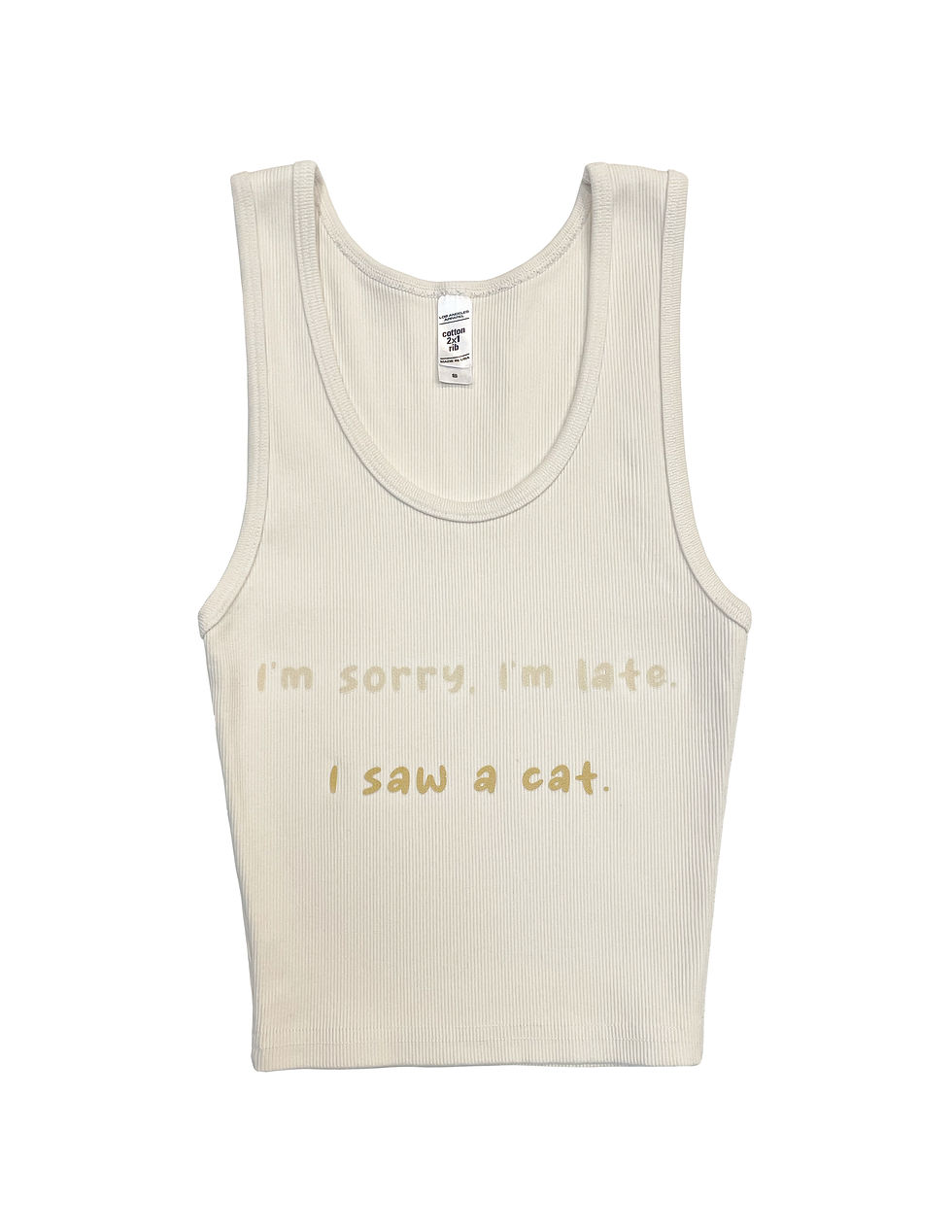 I saw a cat sleeveless