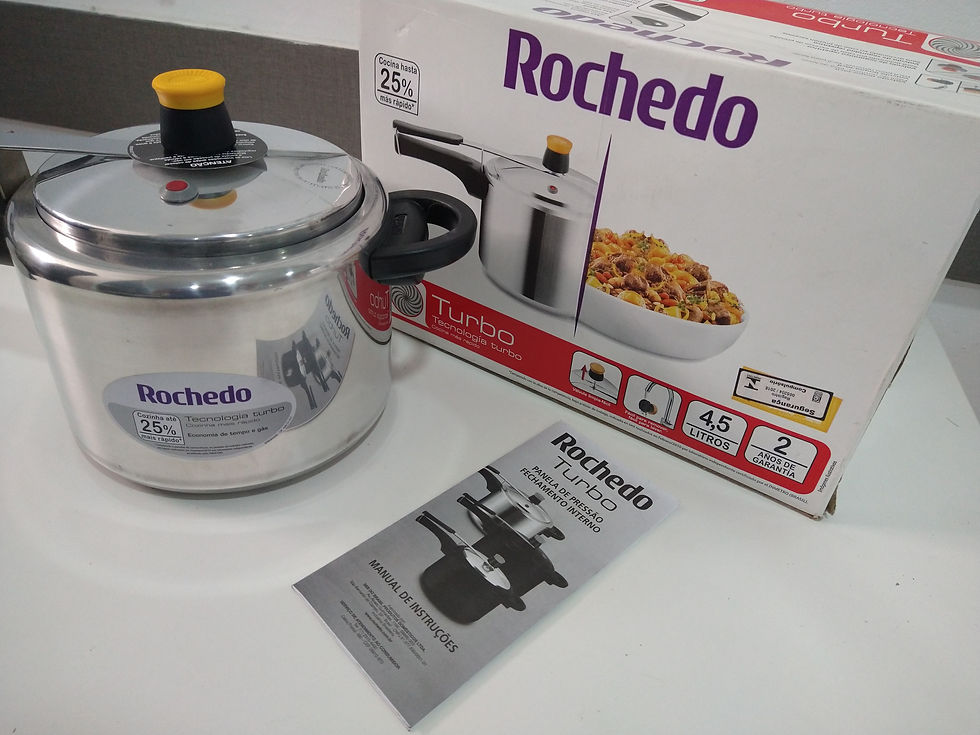 Miniatura: Panela de pressão Rochedo 4,5 litros Polida