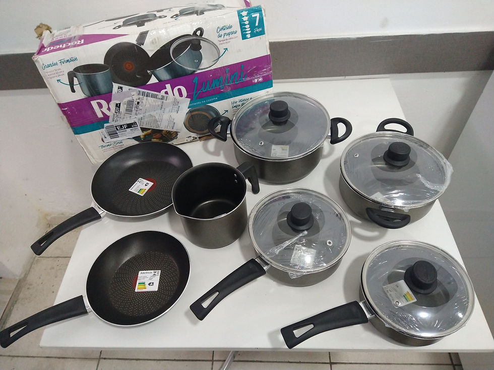 Miniatura: Conjunto de panelas Rochedo 7 peças Lumini 