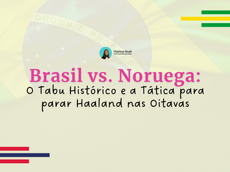 Campinho tático ilustrando o jogo Brasil vs. Noruega com destaque para os jogadores de Carlo Ancelotti e Erling Haaland.