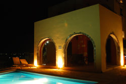 pool by night