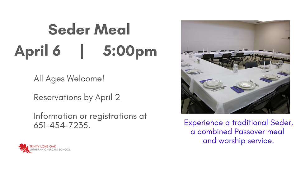 Seder Meal