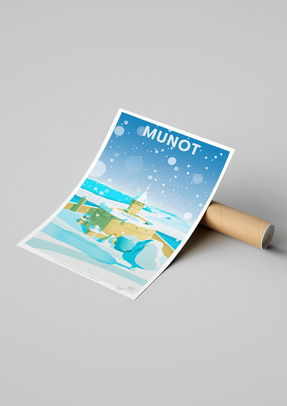 Miniaturbild: Munot Nr. 4 – Winter Abend