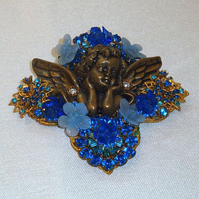 関税込】セザンヌ コスチュームジュエリーガラス ネックレス