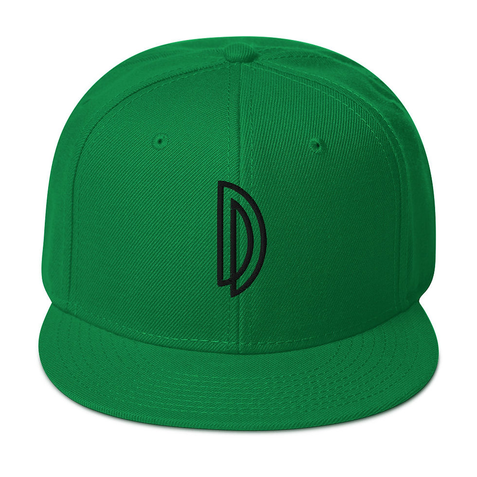 Thumbnail: Diggable Duds - Black Logo Snapback