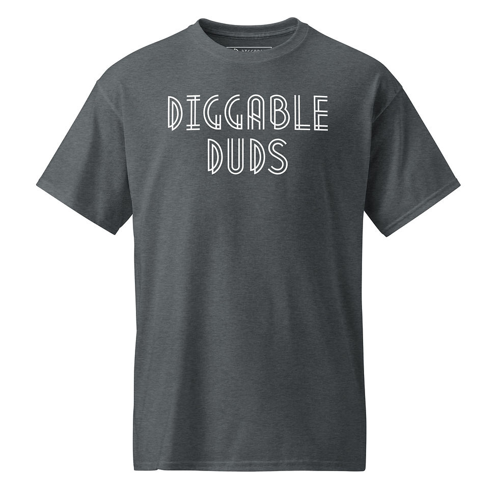 Thumbnail: Diggable Duds - Basic White Logo Tee