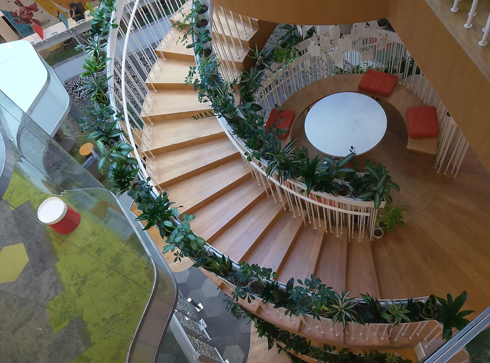 Planted Staircase