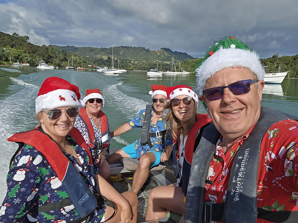 Christmas Day boat ride