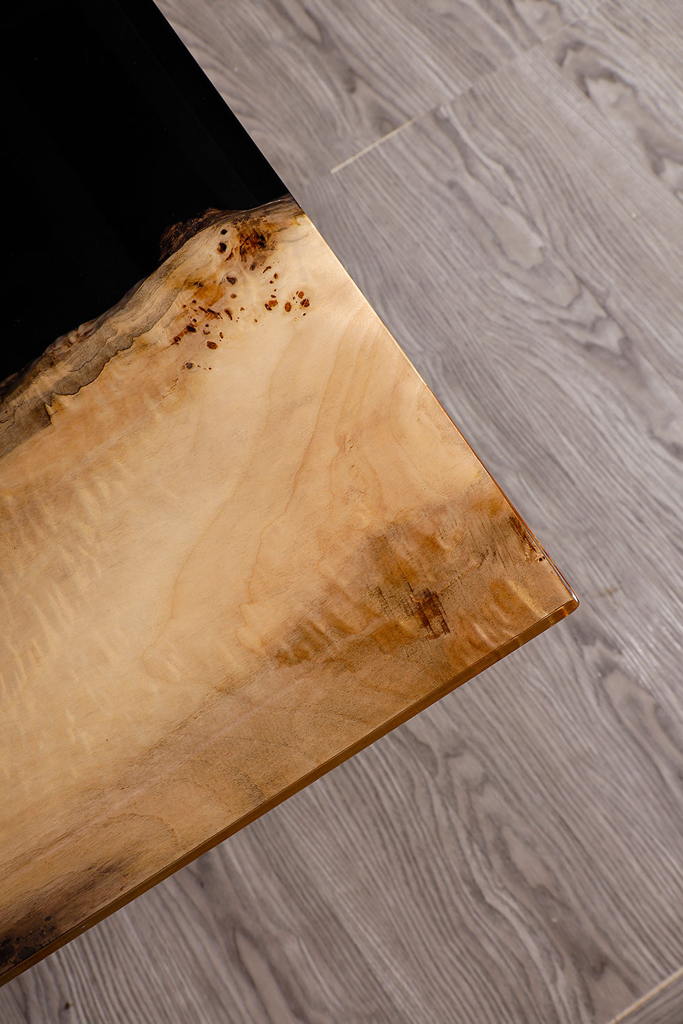 Thumbnail: Dusky River Coffee Table | American Fir Burl | Resin Table