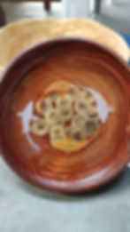 9 koi fish painting with acrylic paints on first resin layer