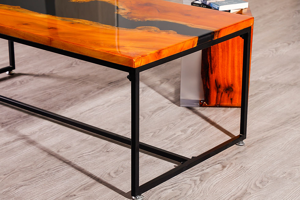 Thumbnail: Dual Horizons River Coffee Table | Jackfruit Wood | Resin River Table
