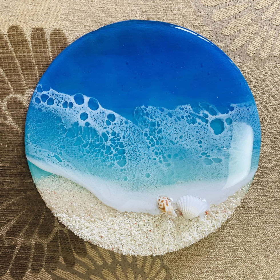 Thumbnail: Tsunami Waves | Ocean Resin Art | Wall Decor