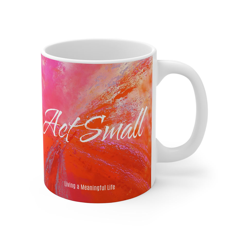 Miniatura: Sueña en grande. Taza de 325 ml. Arte abstracto. Edición Grish.