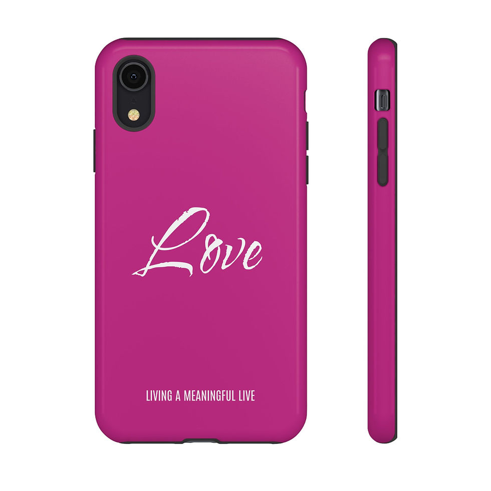 Miniatura: Fundas resistentes para teléfono que inspiran amor, colección "Vivir una vida con sentido"