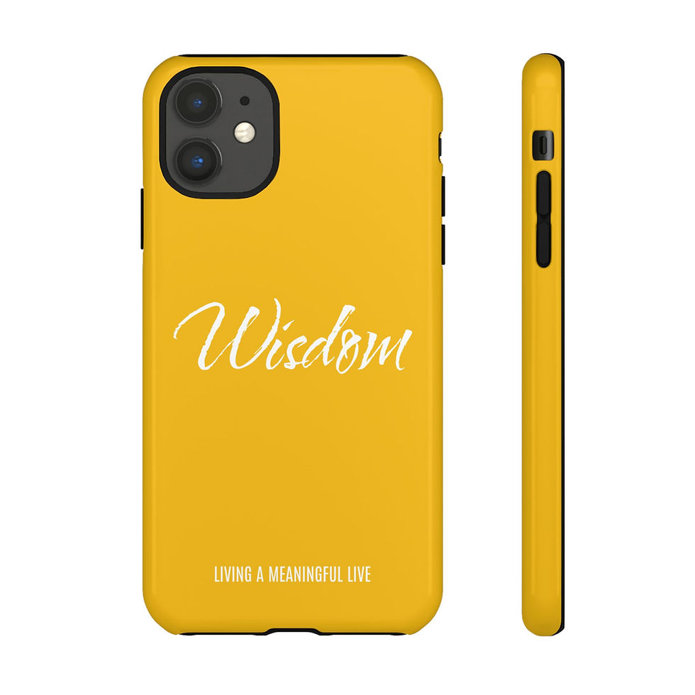 Miniatura: Sabiduría - Fundas resistentes e inspiradoras para teléfono, colección "Vivir una vida con sentido"