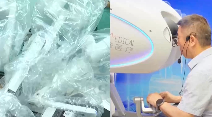 Chinese team perform world-first robotic surgery from Rome in Beijing