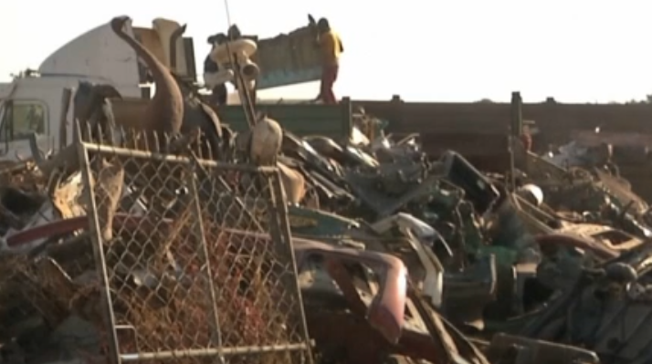 In Zimbabwe, metal scrap collecting is reducing environmental pollution