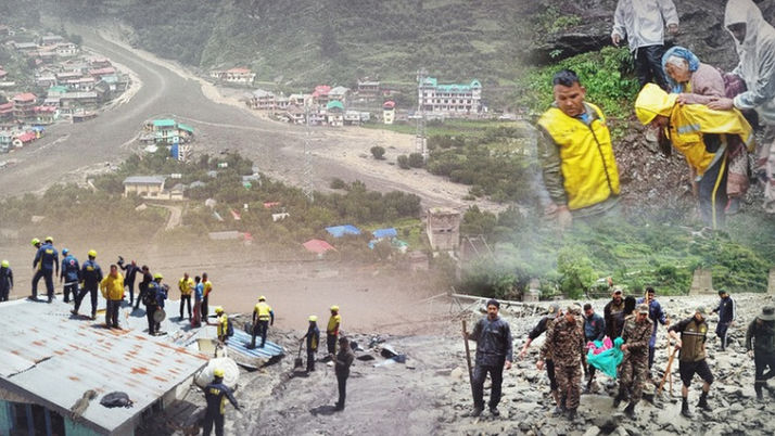 Natural disaster leaves village erased, and people missing