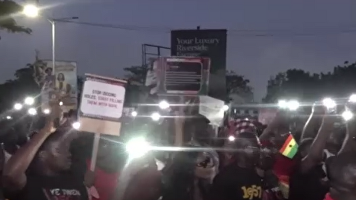 Thousands demonstrate in Accra against illegal mining in Ghana
