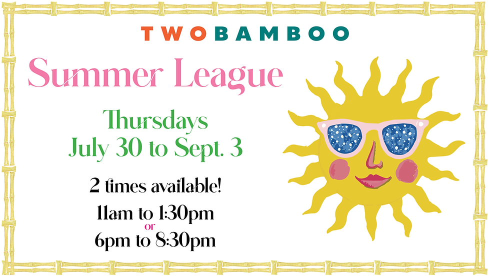Two Bamboo Summer League - Benchwarmers!
